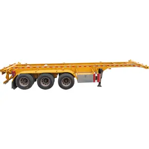 Multi Funtion Flat Bed Skelet Bulk Cement Lading Lage Bed Lpg Stookolie Tank Kipper Dumper Dump 60 80 100ton Volledige Oplegger