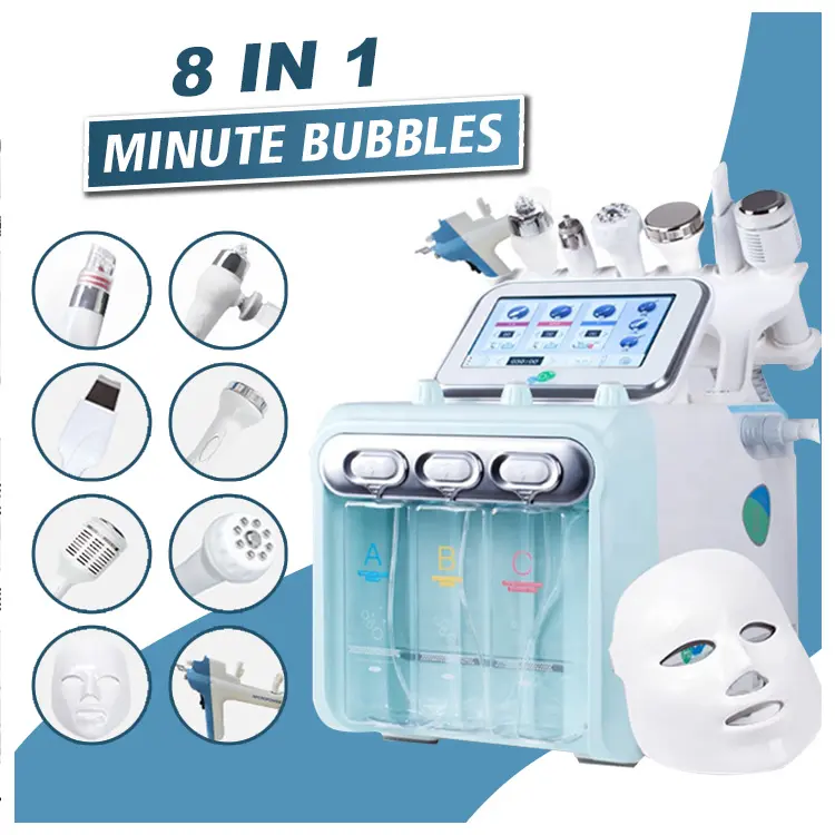 Multifonctionnel 6 en 1 Nettoyage En Profondeur À Bulles D'oxygène D'aqua Épluchage Dermabrasion VY-W05X Dissolvant VVacuum