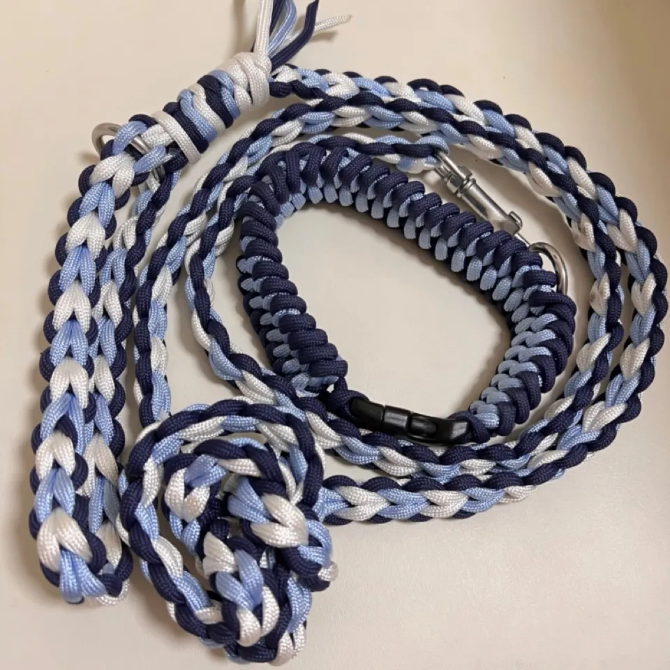 Pet handmade leash umbrella rope weaving