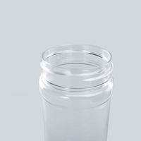Prêt à expédier 154 pack ensemble de récipients à épices en plastique 8oz 240ml bocaux transparents avec bouchons shaker pour emballage de sel de poivre