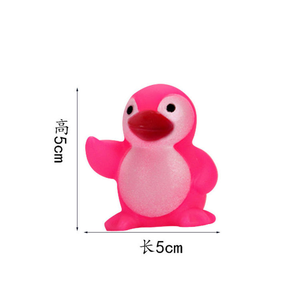 Bain Mini émail colle à presser doux enfant Animal bébé jouets caoutchouc canard enfants unisexe - Product Image 6