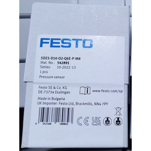 Yeni Orijinal Hazır Stokta SDE5-D10-O2-Q6E-<span class=keywords><strong>P</strong></span>-M8 542891 Endüstriyel Otomasyon PAC Özel PLC Programlama Kontrol Cihazı - Product Image 1