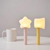 Lampe de poche portable USB, mignonne, mini, petite, lampe à main pour enfants, LED rechargeable, lampe de nuit en silicone pour bébé