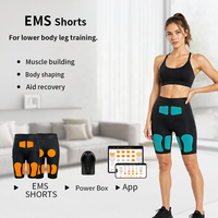 Shorts d'entraînement EMS avec électrodes sèches pour une formation en salle de sport efficace