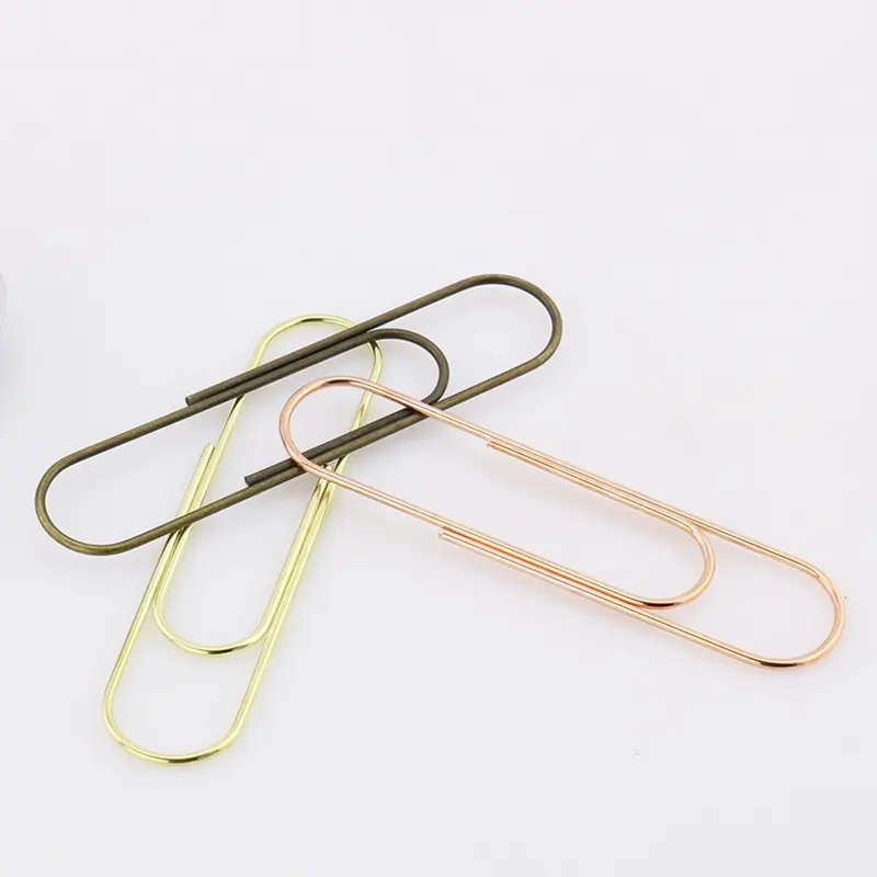 4 inches Multicolored Extra Large Paper Clips Cute Paper Needle Multicolor Bookmark Mega Giant Paper Clip