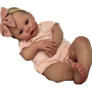 Muñeco Reborn Genérico de Silicona con Cabeza y Cuerpo de Tela, Figura Realista de Niño, Venta al por Mayor - Product Image 1