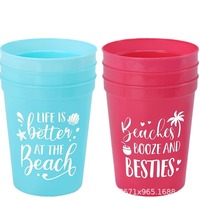 Gobelet de stade réutilisable en plastique personnalisé 8/12/16/22/24/32oz avec couvercle et paille, gobelets à changement de couleur au froid avec logo, style design classique