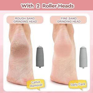 Dispositivo Eléctrico para Remover Callos y Exfoliar los Pies con Alimentación USB y Cabezales <span class=keywords><strong>de</strong></span> Repuesto para Pedicura - Product Image 3