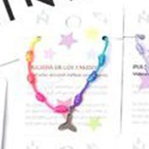 Bracciale con Ciondolo a Coda di Sirena in Acciaio Inossidabile, Nodo a Sette Stelle, Gioiello Unisex alla Moda, Idea Regalo - Product Image 6