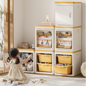 Stackable lưu trữ từ bin nhựa lưu trữ trẻ em hộp đồ chơi ngăn kéo tổ chức cho nhà tổ chức quần áo - Product Image 5