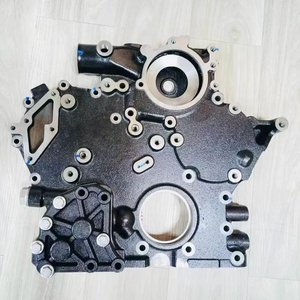 批发挖掘机配件油泵侧盖适用于D04FR SK130-8 SK140-8 320B S6K C18 S6KT 3066发动机油泵 - Product Image 1