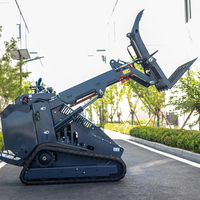 Accessoires de grappin hydraulique pour mini-chargeuse compacte sur chenilles
