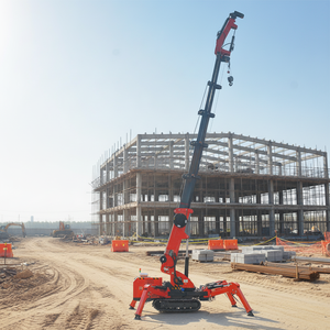Grúa Araña Multifuncional, Máquina Elevadora Pequeña para Construcción, Jardinería, Mantenimiento Eléctrico y Elevación en Interiores - Product Image 1