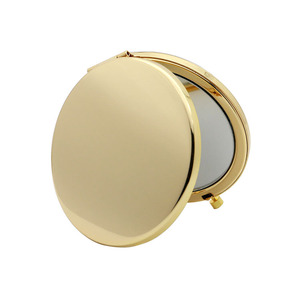 Custom Logo Zamac Mirror Metal Cute Zamac Pocket Mirror