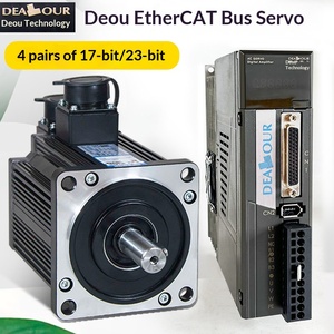 Kit de Servomotor y Servoaccionamiento Monofásico <span class=keywords><strong>DEO</strong></span> con Bus EtherCAT, Serie E6, Codificador Multivuelta de 17 bits, Reemplazo para Inovance 1500W - Product Image 1