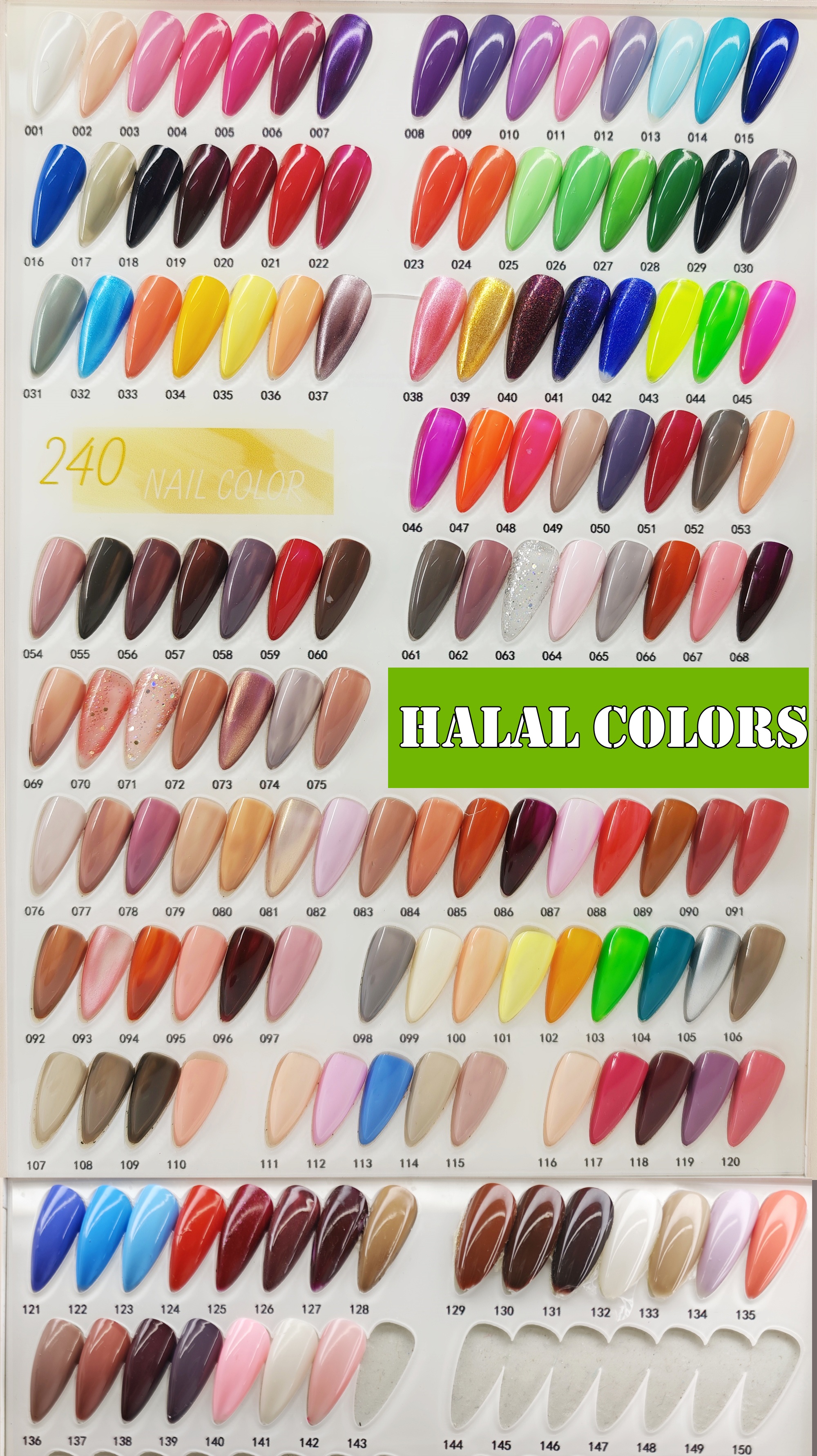 Lascia il numero di colore che vuoi