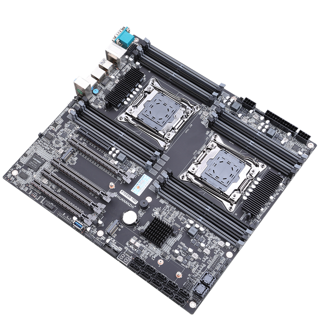 New HUANANZHI X10X99 Intel ATX Server Motherboard Set LGA 2011-3 DDR4 ECC RAM 512GB Support NVME M.2 SATA3.0 USB3.0 Four Memory