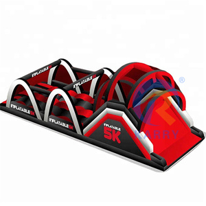 Parcours d'obstacles gonflable pour jeux sportifs, château gonflable extérieur personnalisé, parcours d'obstacles gonflable 5k pour adultes - Product Image 3