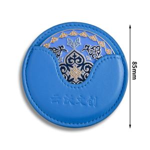 Estuche de PU Promocional de Color Personalizado Estilo Natural con Nombre de Marca, Espejo de Maquillaje Portátil para Espectáculos en Vivo - Product Image 2