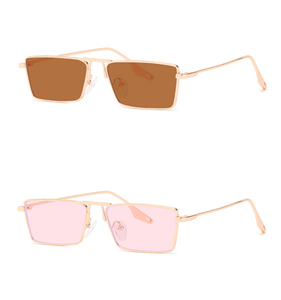 Fabricant de lunettes de soleil métalliques pour hommes, petites commandes, lunettes de soleil carrées, 2022 - Product Image 4