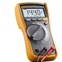 20เกินพิกัดเป็นเวลา30วินาที Fluke 115มัลติมิเตอร์แบบ True RMS ที่มีเวลาผ่านไปเพื่อบันทึกความผันผวนของสัญญาณ