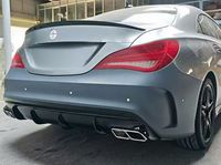 Pare-chocs de voiture de haute qualité pour Mercedes Benz W117 2013-2019, modèle CLA restylé CLA45 avec grilles, diffuseur arrière et sorties d'échappement