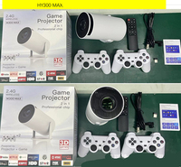Proyectores de Videojuegos con Soporte para Máximo 4K, Android 11, Chip Profesional, 2G, 150 Lúmenes, 8GB de ROM, Altavoces Estéreo HIFI Integrados, Portátil