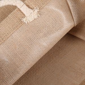 Vải làm vách ngăn đay Linen mua sắm Tote Bag với rõ ràng PVC cửa sổ Vai bãi biển tàu sân bay Túi cửa sổ mua sắm Tote Túi - Product Image 5