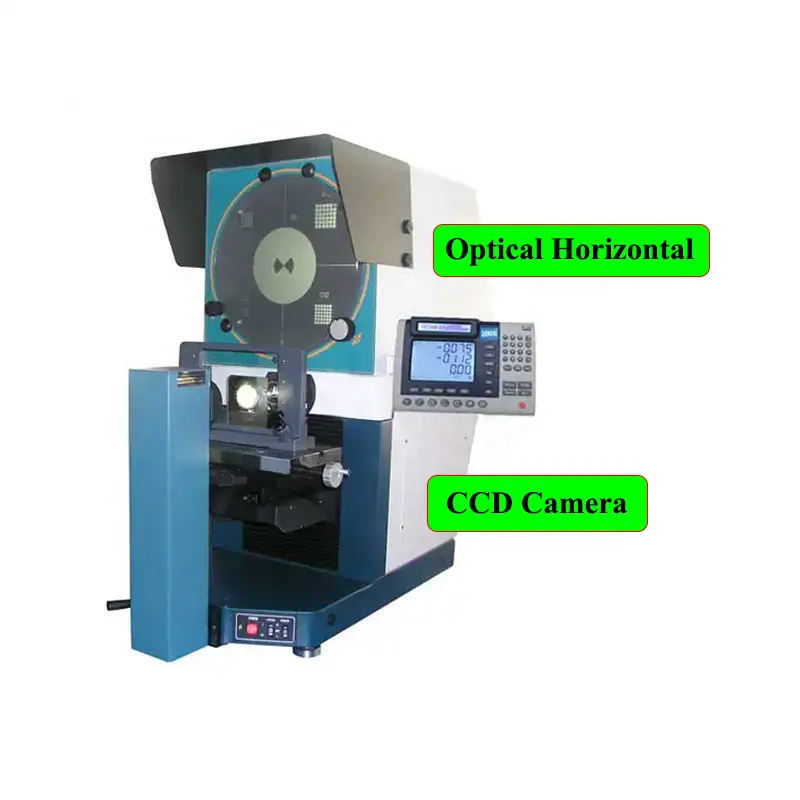 Comparateur optique horizontal de haute précision projecteur de profil numérique