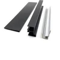 Perfil de Borde Flexible de PVC Personalizable, Duradero, Ecológico, Diseño Moderno, para Uso en Edificios de Oficinas, Plástico de China