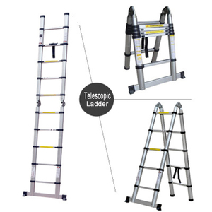 Escaleras Escalera Extensión Telescópica Apartamento moderno <span class=keywords><strong>Lidl</strong></span> Aluminio Retráctil Plegable 3,8 M/4M/4,4 M/5M/5,8 M/6,2 M - Product Image 6