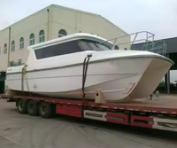 Bateau flottant d'eau de barge de ponton en aluminium de 7.50m à vendre