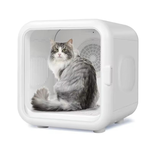 Automatische fabrieks-droogbox voor huisdierenhaar, ultrastil, slimme temperatuurregeling, 360° °   Efficiënte haardrogerbox voor katten en kleine honden - Product Image 1