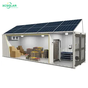 Soğuk depolama için güneş enerjisi soğutma satış soğutma odası soğuk depolama dondurucu ekipmanları gıda işleme tesisleri için