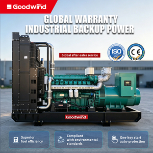 Groupe électrogène diesel Goodwind 1400 kVA, économie d'énergie, faibles émissions, contrôle intelligent pour le soutien de la puissance des charges critiques en usine - Product Image 1