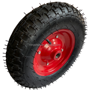 निंगशुओ किंगदाओ कारखाने उच्च गुणवत्ता 16 इंच व्हीलबारो व्हील 4.80/4.00-8 3.50-8 4pr - Product Image 3