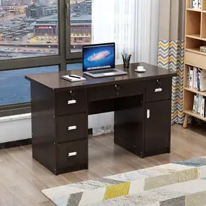 China Fabriek Prijs Commercieel Meubilair Home Office Bureau Slaapkamer Eenvoud Modern Bureau Studenten Leren Schrijftafel