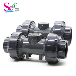 Chất lượng cao zjpvc DN40 DN50 nhựa cảm biến lưu lượng nước hiệu ứng Hall lỏng tuabin nước lưu lượng kế với DIN JIS ANSI Adapter - Product Image 2