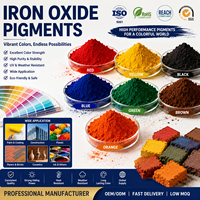 Pigment Inorganique d'Oxyde de Fer Rouge/Jaune/Noir en Poudre pour Ciment et Céramique – Prix Usine