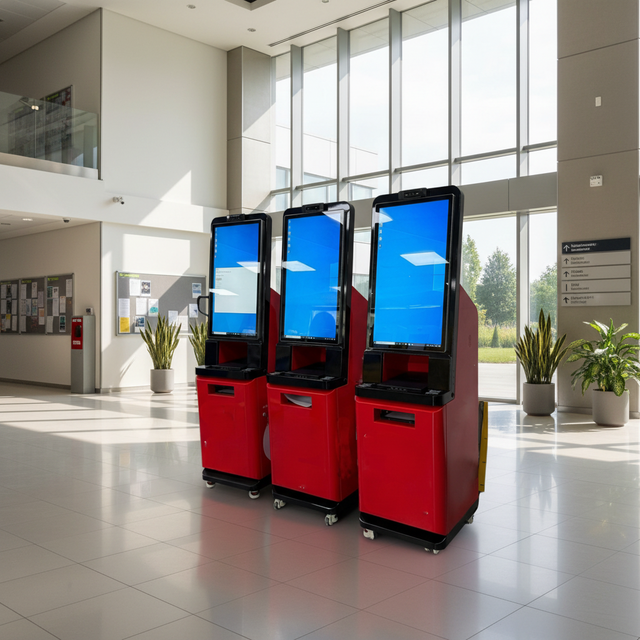 32 Inch Touch Screen Self-Service A4 Printing Kiosk Document Scanner Payment Indoor Efficient Government Free Software SDK