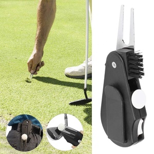 5 Trong 1 Có Thể Gập Lại Đa Chức Năng Nhựa Golf Phụ Kiện <span class=keywords><strong>Divot</strong></span> Công Cụ Bóng Đánh Dấu Cleaner Bàn Chải Đột Quỵ Truy Cập - Product Image 5