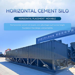 Silo à ciment mobile modulaire portable COREY de 50/100/150/200/300/400/500 tonnes, silo à ciment horizontal de grande capacité - Product Image 5
