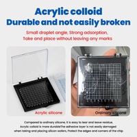 Silicon Free Self Adsorption Box Anti Static Semiconductor Chip Silicon Wafer Storage Box Without Silicon Contamination