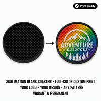 Sous-verre personnalisé en silicone à picots, vierge pour sublimation, antidérapant, résistant à la chaleur, avec logo OEM imprimé, pour bar et maison, vente en gros