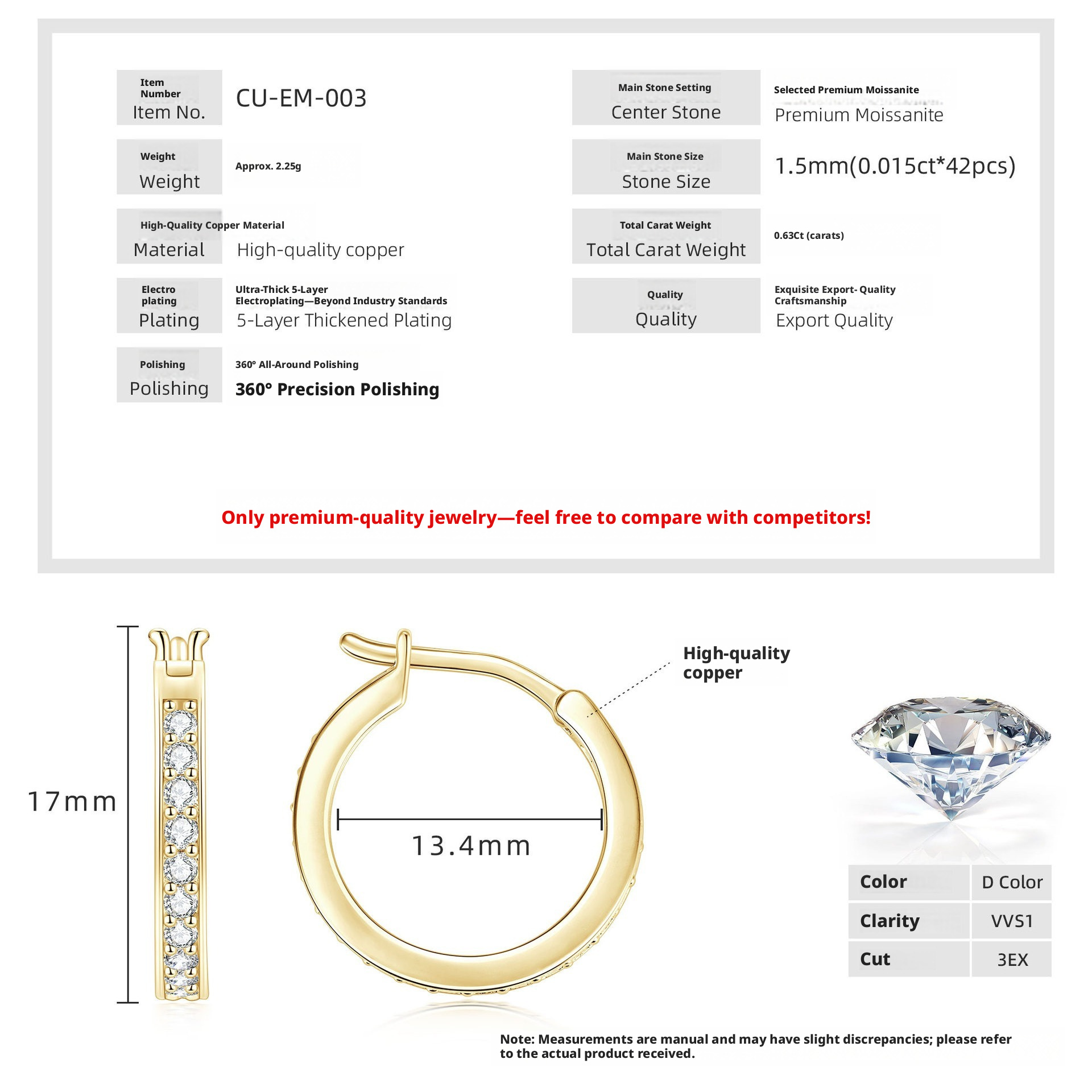 Japan and South Korea ear clip[KYellow]