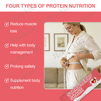 Batido de Proteína Personalizado con Sabor a Fresa, Supresor del Apetito, Quema Grasa, Asegura la Nutrición, Batido de Leche en Polvo para Adelgazar