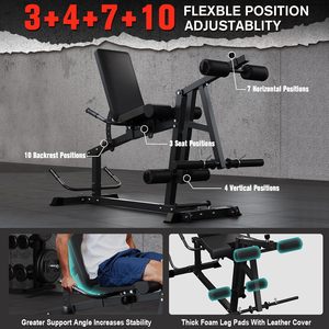 Máquina de extensión y flexión de piernas CZFIT, máquina especial para levantar piernas para desarrollar cintura y isquiotibiales, para uso comercial en gimnasios. - Product Image 2