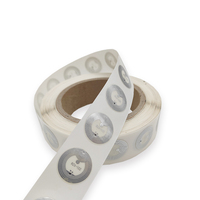 Etiqueta RFID Personalizada de 13.56mhz ISO14443A con Chip FM11RF08, Inlay HF, Etiqueta Blanca en Rollo de Papel