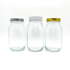 Frascos de Vidrio Mason de Boca Regular de 16 oz/500 ml con Caja Personalizada, Frascos para Conservas de Mermelada, Salsa, Miel, con Tapas para Conservas de Palma, Pepino y Tomate - Product Image 2