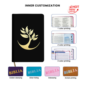 Biblias <span class=keywords><strong>de</strong></span> <span class=keywords><strong>Estudio</strong></span> <span class=keywords><strong>de</strong></span> <span class=keywords><strong>la</strong></span> Sagrada Escritura con Encuadernación en Cuero Negro Católico GNT RVR, Impresión que Conserva <span class=keywords><strong>la</strong></span> Fe - Product Image 3